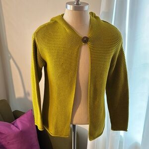 New With Tags Shannon Passero Avery Cardigan In Wasabi